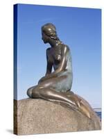 The Little Mermaid, Copenhagen, Denmark, Scandinavia-Hans Peter Merten-Stretched Canvas