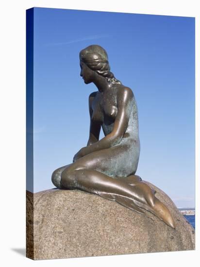 The Little Mermaid, Copenhagen, Denmark, Scandinavia-Hans Peter Merten-Stretched Canvas