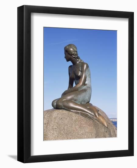 The Little Mermaid, Copenhagen, Denmark, Scandinavia-Hans Peter Merten-Framed Photographic Print