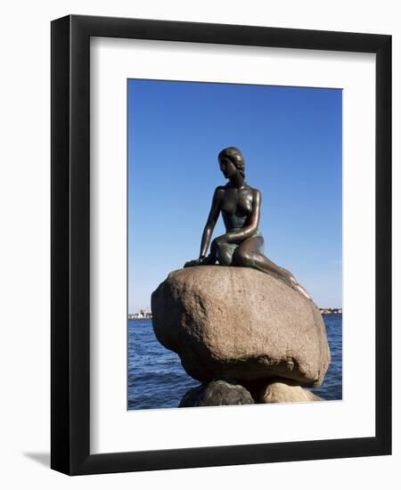 The Little Mermaid, Copenhagen, Denmark, Scandinavia-Hans Peter Merten-Framed Photographic Print