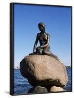 The Little Mermaid, Copenhagen, Denmark, Scandinavia-Hans Peter Merten-Framed Photographic Print
