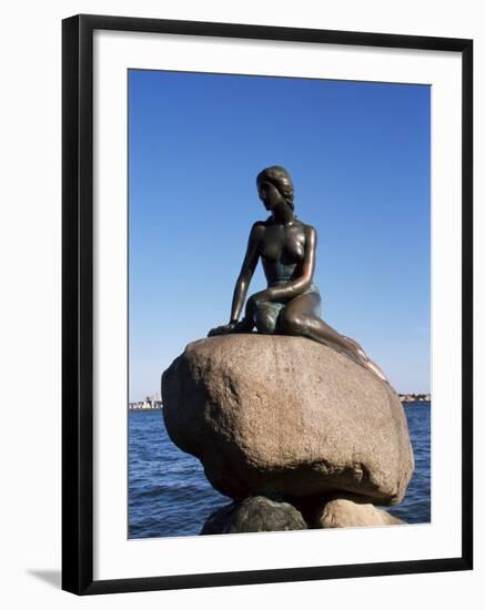 The Little Mermaid, Copenhagen, Denmark, Scandinavia-Hans Peter Merten-Framed Photographic Print