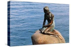 The Little Mermaid, Copenhagen, Denmark-Edward Ladell-Stretched Canvas