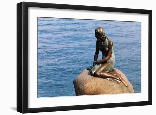 The Little Mermaid, Copenhagen, Denmark-Edward Ladell-Framed Giclee Print