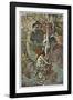 The Little Mermaid Hugs the Statue of the Prince-A. Duncan Carse-Framed Photographic Print