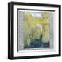 The Little Mermaid Watches the Castle Drawbridge Being Lowered-Heinrich Lefler-Framed Art Print