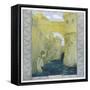 The Little Mermaid Watches the Castle Drawbridge Being Lowered-Heinrich Lefler-Framed Stretched Canvas