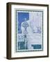 The Little Mermaid Watches the Prince-null-Framed Art Print