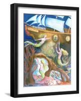 The Little Mermaid-Mary Kuper-Framed Giclee Print