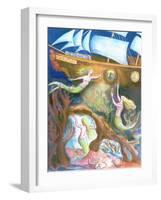 The Little Mermaid-Mary Kuper-Framed Giclee Print