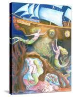 The Little Mermaid-Mary Kuper-Stretched Canvas