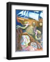 The Little Mermaid-Mary Kuper-Framed Giclee Print