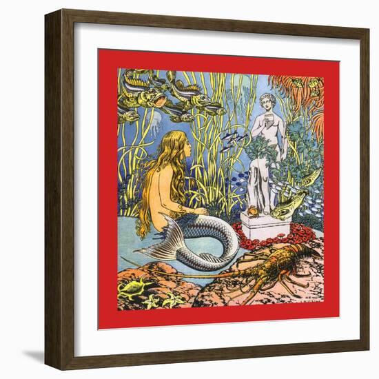 The Little Mermaid-Ivan Bilibin-Framed Art Print