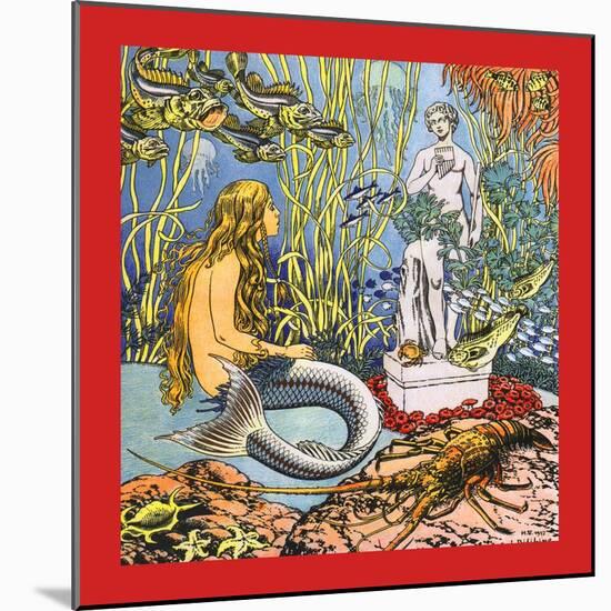 The Little Mermaid-Ivan Bilibin-Mounted Art Print