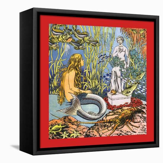 The Little Mermaid-Ivan Bilibin-Framed Stretched Canvas