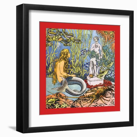 The Little Mermaid-Ivan Bilibin-Framed Art Print