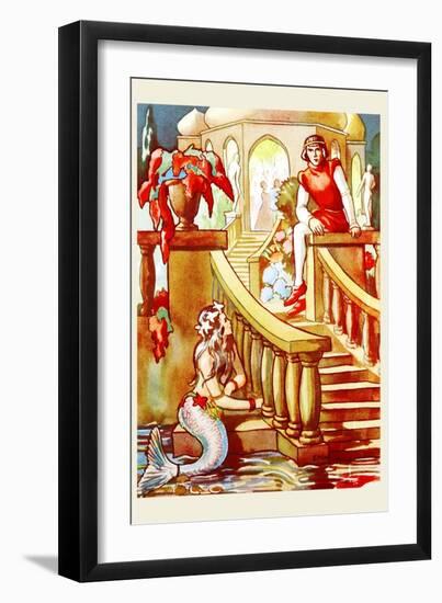 The Little Mermaid-EMW-Framed Art Print