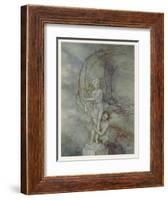 The Little Mermaid-Arthur Rackham-Framed Art Print