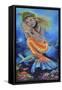 The Little Mermaid-Sue Clyne-Framed Stretched Canvas