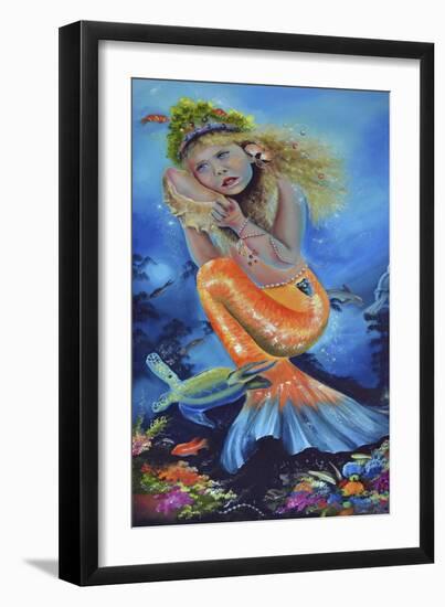 The Little Mermaid-Sue Clyne-Framed Giclee Print