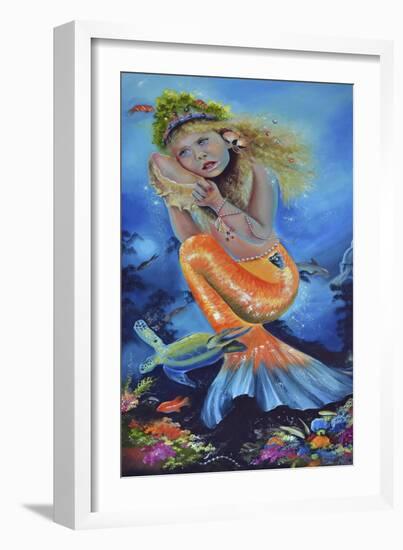 The Little Mermaid-Sue Clyne-Framed Giclee Print