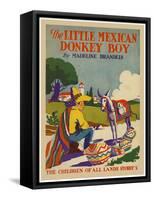 The Little Mexican Donkey Boy-null-Framed Stretched Canvas