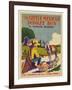 The Little Mexican Donkey Boy-null-Framed Art Print