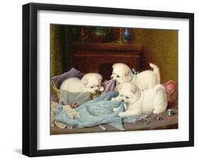 The Little Mischief Makers-Horatio Henry Couldery-Framed Giclee Print