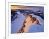 The Little Missouri River in Winter in Theodore Roosevelt National Park, North Dakota, Usa-Chuck Haney-Framed Photographic Print