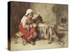 The Little Mother-John Henry Henshall-Stretched Canvas