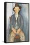 The Little Peasant-Amedeo Modigliani-Framed Stretched Canvas