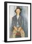 The Little Peasant-Amedeo Modigliani-Framed Giclee Print