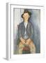 The Little Peasant-Amedeo Modigliani-Framed Giclee Print