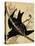 The Little Raven. Minamoto Clan Sword, C1823-Katsushika Hokusai-Stretched Canvas