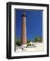 The Little Sable Point Light on Lake Michigan in Golden Township, Michigan, USA-David R. Frazier-Framed Photographic Print