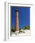 The Little Sable Point Light on Lake Michigan in Golden Township, Michigan, USA-David R. Frazier-Framed Photographic Print