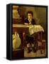 The Little Schoolboy, or the Poor Schoolboy-Antonio Mancini-Framed Stretched Canvas