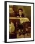 The Little Schoolboy, or the Poor Schoolboy-Antonio Mancini-Framed Giclee Print