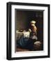 The Little Seamstress, 1858-Jules Breton-Framed Giclee Print