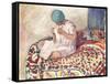 The Little Sewer-Henri Lebasque-Framed Stretched Canvas