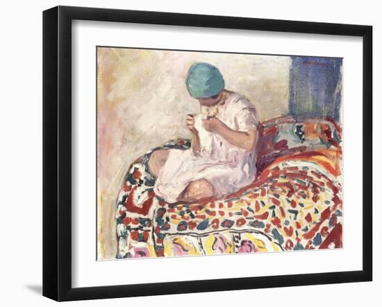 The Little Sewer-Henri Lebasque-Framed Giclee Print