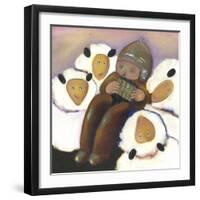 The little Shepherd-Anne Cote-Framed Giclee Print