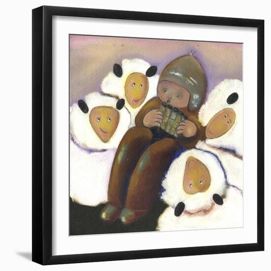 The little Shepherd-Anne Cote-Framed Giclee Print