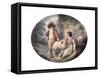 The Little Shepherdess, 18th Century-Francis Wheatley-Framed Stretched Canvas