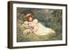 The Little Shepherdess-Arthur Dampier May-Framed Giclee Print