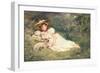 The Little Shepherdess-Arthur Dampier May-Framed Giclee Print