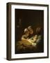 The Little Sleeping Brother, 1855-Johann Georg Meyer von Bremen-Framed Giclee Print