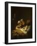 The Little Sleeping Brother, 1855-Johann Georg Meyer von Bremen-Framed Giclee Print