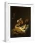 The Little Sleeping Brother, 1855-Johann Georg Meyer von Bremen-Framed Giclee Print