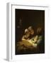 The Little Sleeping Brother-Johan Georg Meyer-Framed Giclee Print